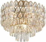 Потолочная люстра хрустальная на штанге Arte Milano Sorrento-2019 372019/7/50/460 GD (220V)