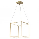 Подвесной светильник Lucia Tucci Exo 3350.440 gold (LED, 220V, на тросе, куб)
