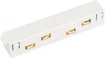 Коннектор прямой MAG-ORIENT-CON-I-POWER (WH) (Arlight, IP20 Пластик) 035805