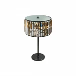 Интерьерная настольная лампа iLamp Royal 10390-3T BK