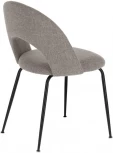 Обеденный стул La Forma (ex Julia Grup) Mahalia (Серый/ Пена,Металл,Сталь,Фанера)
