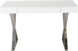 Стол-Консоль IST-CASA Рокки MJ-001, 120х55х76 см, белый, серебро