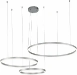 Подвесной светильник Galass V000014L (14001/3P Silver) (LED, 220V, пульт управления, на тросе, кольцо)