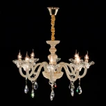 Подвесная люстра Citilux Ирида CL351181 (220V, хрусталь, на цепи, подсвечник, свеча)