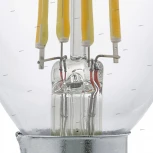 Лампочка светодиодная филаментная E14 4W 220V 350 lm 2700K белое теплое свечение Eglo Lm_led_e14 11496