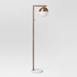Торшер Geneva Single Glass Globe Floor Lamp ImperiumLoft 41.115-0 (85499-22) (220V, шар)