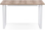 Стол раскладной Notta Лота Лофт 120 25 мм дуб делано светлый / белый матовый 489665