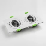 Светильник встраиваемый MR16/GU10 max 2x12Вт Lightstar Singo Base 011616