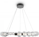 Подвесной светильник Amulet MOD555PL-L30CH4K (LED, 220V, на тросе, шарики, кольцо, бусы)