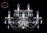 Бра Art Classic 10.11 10.11.3+2.195.XL.Gd.Sp (220V, хрусталь, подвески, подсвечник, свеча)
