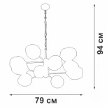 Подвесная люстра Vitaluce V3956-7/10