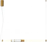 Подвесной светильник Odeon Light Marmi 4359/14L MIDCENT белый мрамор/антич. бронза/металл/акрил (ВЕРТ. И ГОРИЗОНТ) IP20 LED 14W 3000K 220V (на тросе)