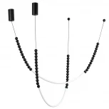 Подвесной светильник Odeon Light Monella 7149/24CL черный/акрил/металл IP20 LED 25W 1600Лм 3500K 300° 220V