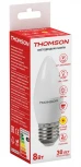 Лампочка светодиодная белая свеча E27 8W Thomson Candle TH-B2021