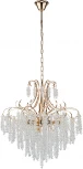 Подвесная люстра Escada Favero 2108/8P 8х40Вт E14, металл/хрусталь, золото/прозрачный (220V, на цепи)