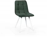 Стул UNO, бархат зелёный 19/ белый конус Top Concept UNO 76904
