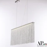 Подвесная люстра светодиодная APL LED Sicilia SH06.70.A.Ni.4000 (220V, хрусталь, на тросе)