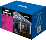 Гирлянда бахрома с пультом, светодиодная 20 м Uniel ULD ULD-B20007-480/DTA/RC WHITE IP44