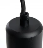 Подвесной светильник Feron ML1841 Barrel ECHO levitation MR16 48394 35W, GU10, чёрный, с антибликовой сеточкой (220V, на проводе, круглые)