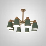 Потолочная люстра на штанге Prop 8 Green ImperiumLoft Prop01 (191992-23) (220V)