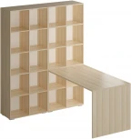 Компьютерный стол Play ОГОГО Обстановочка! (ЛДСП/Светлое дерево) арт.334575