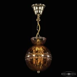 Подвесной светильник Bohemia 5480 5480/17 G Amber/M-1G