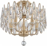 Потолочная люстра хрустальная на штанге Arte Milano Sorrento-2009 372009/5/80/400 GD (220V)