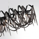 Подвесная люстра Odeon Light Chainy 5067/10 395 черный/металл/металл G9 10*40W (220V, на тросе)