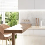 Рамка на 4 поста Acrylic (айвори) Werkel W0042743 (a062134)