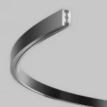 Шинопровод круглый из полукругов 1200мм Flarity черный Maytoni Busbar trunkings Flarity TRX154-2SR-D1200-B