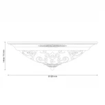 Потолочный светильник Lucia Tucci Lugo 142.2 R30 white