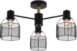 Потолочная люстра на штанге Seven Fires Lauri SF3388/3C-BK-WD