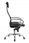 Кресло руководителя Бюрократ CH-609SL черный TW-01 TW-11 эко.кожа/сетка с подголов. крестовина металл хром