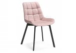 Стул Notta на металлокаркасе Челси розовый / черный 493362