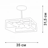 Потолочная люстра на штанге Vitaluce V3792-1/2PL