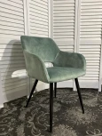 Стул M-City ALLY VBP-216 античный зеленый/ черный каркас