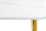 Керамический стол Селена 160 (Селена 3 160х90х77 белый мрамор / золото) Notta арт.572186
