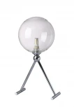 Интерьерная настольная лампа Crystal Lux Fabricio LG1 CHROME/TRANSPARENTE