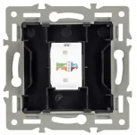 Механизм компьютерной розетки SCT-MPC1-PL-GR (RJ-45, CAT6) (Arlight) 045335