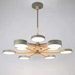 Потолочная люстра Wi-Fi на штанге Turna Dbl L12 Hacks By ImperiumLoft Turna-Dbl01 (LED, 220V, голосовое управление, умный дом - Алиса)