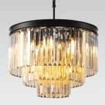 Подвесная люстра Citilux Мартин CL332132 (220V, хрусталь, на цепи, круглые)