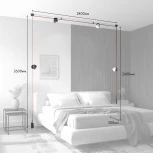 Комплект ременной трековой системы Belty Denkirs Belty Set DK55SET16-01-BR (LED, 48V)