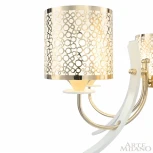 Подвесная люстра Arte Milano Florentia-6067 306067/6 Wh/Gd (220V, на цепи)