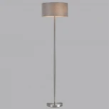 Торшер Lumion Nikki 8251/2F никель/серый, металл/текстиль Е27 2*60W 220V (выключатель, круглые)