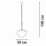 Подвесная люстра Vitaluce V5315-9/5 (220V, на цепи)