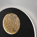 Настенный светильник Elektrostandard Areola 40150/1 LED черный/золото