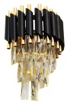 Бра хрустальное Lumina Deco LDW 6003-2 BK+F.GD