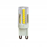 Лампочка светодиодная кукуруза прозрачная G9 5W 3000K Uniel LED-JCD-5W/3000K/G9/CL GLZ09TR
