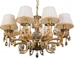 Подвесная люстра Sylvia L.8110-8BR CRISTAL-SHADE (220V, на цепи)