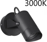 Уличный настенный светильник Odeon Light Stima 6647/10WL3 черный/металл IP54 LED 10W 3000K 220V